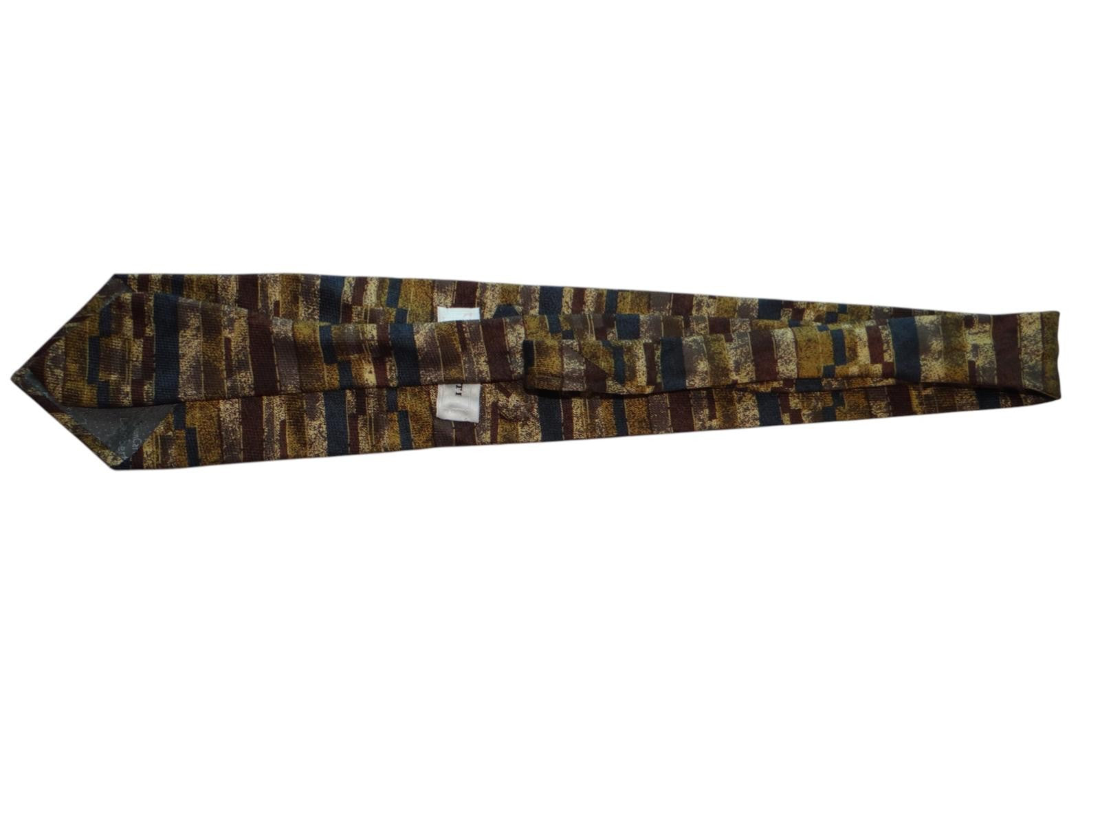 Lamberti 100% Silk Made in Italy Striped Tie