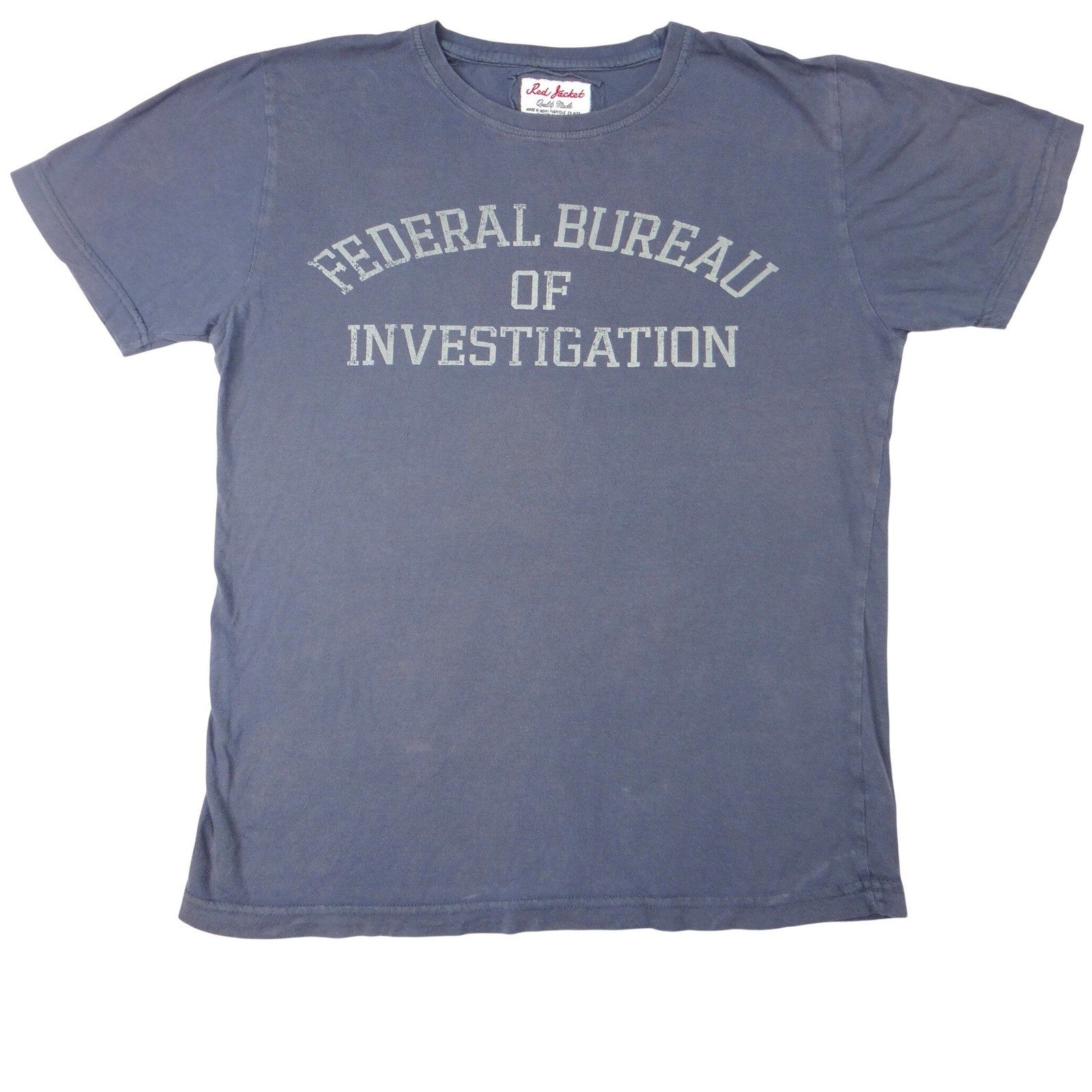 Federal Bureau of Investigation FBI Graphic T Shirt Mens Size Small Grey
