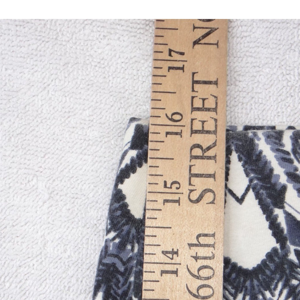American Eagle Outfitters Blue White Geometric Tribal Print Mini Skirt Womens M
