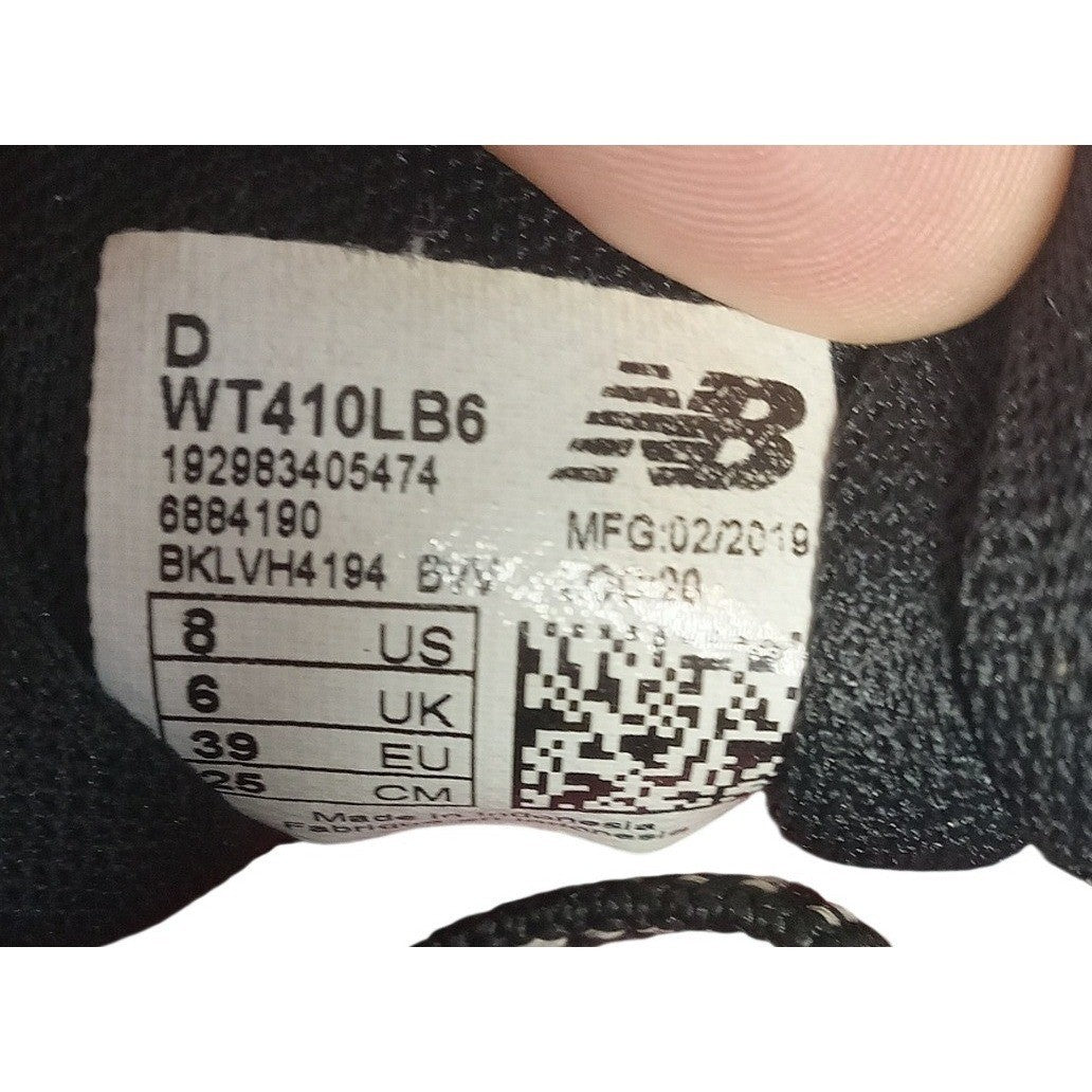 New Balance WT410LB6 Trail Running Shoes Womens Size 8 Black Gray
