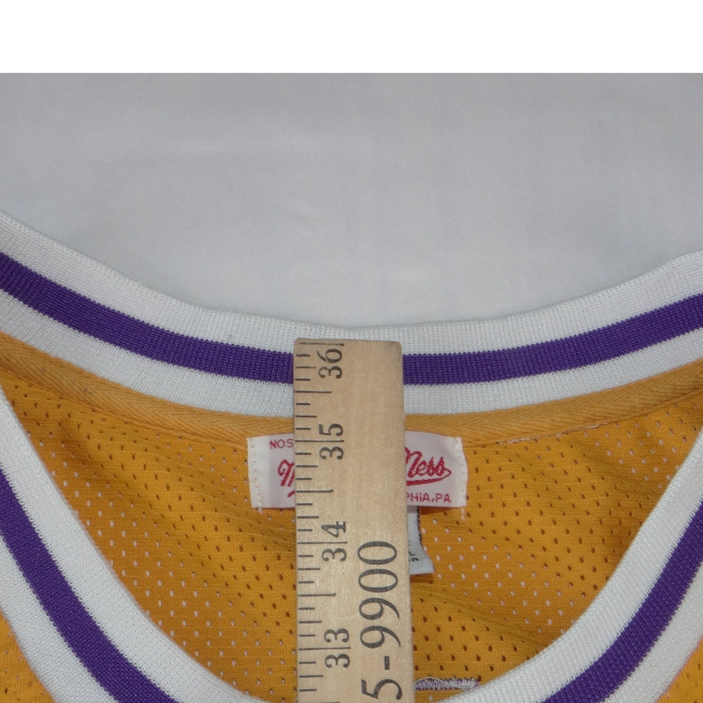 Rare Lakers Magic Johnson 32 Jersey 1979-80 Gold Mens 3XL Mitchell & Ness
