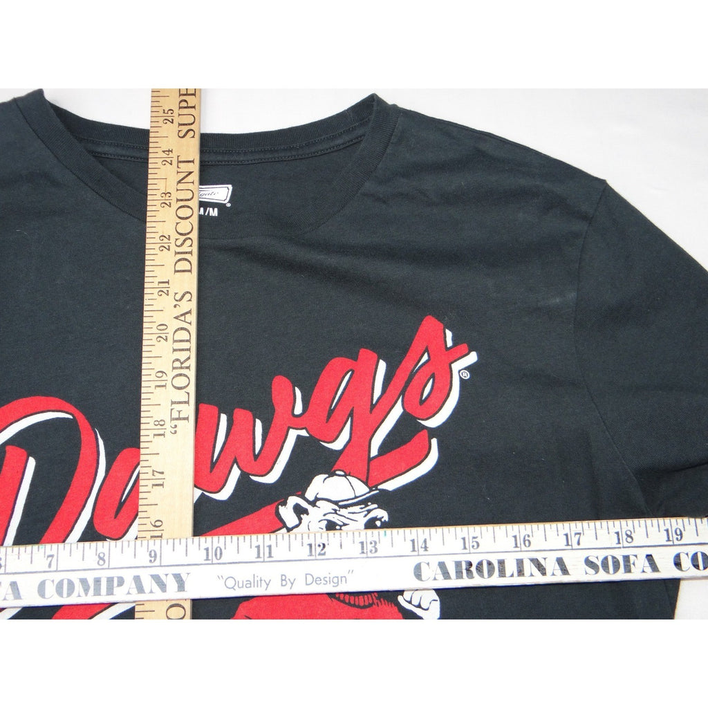 Tailgate Georgia Bulldogs Dawgs NCAA Football T Shirt Womens Medium Black