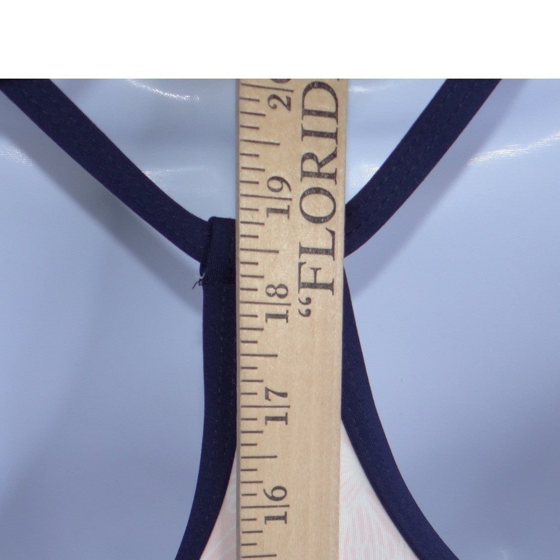 NWT-Carve Designs Stinson Tankini Top Bolinas Floral Navy Lavender Small