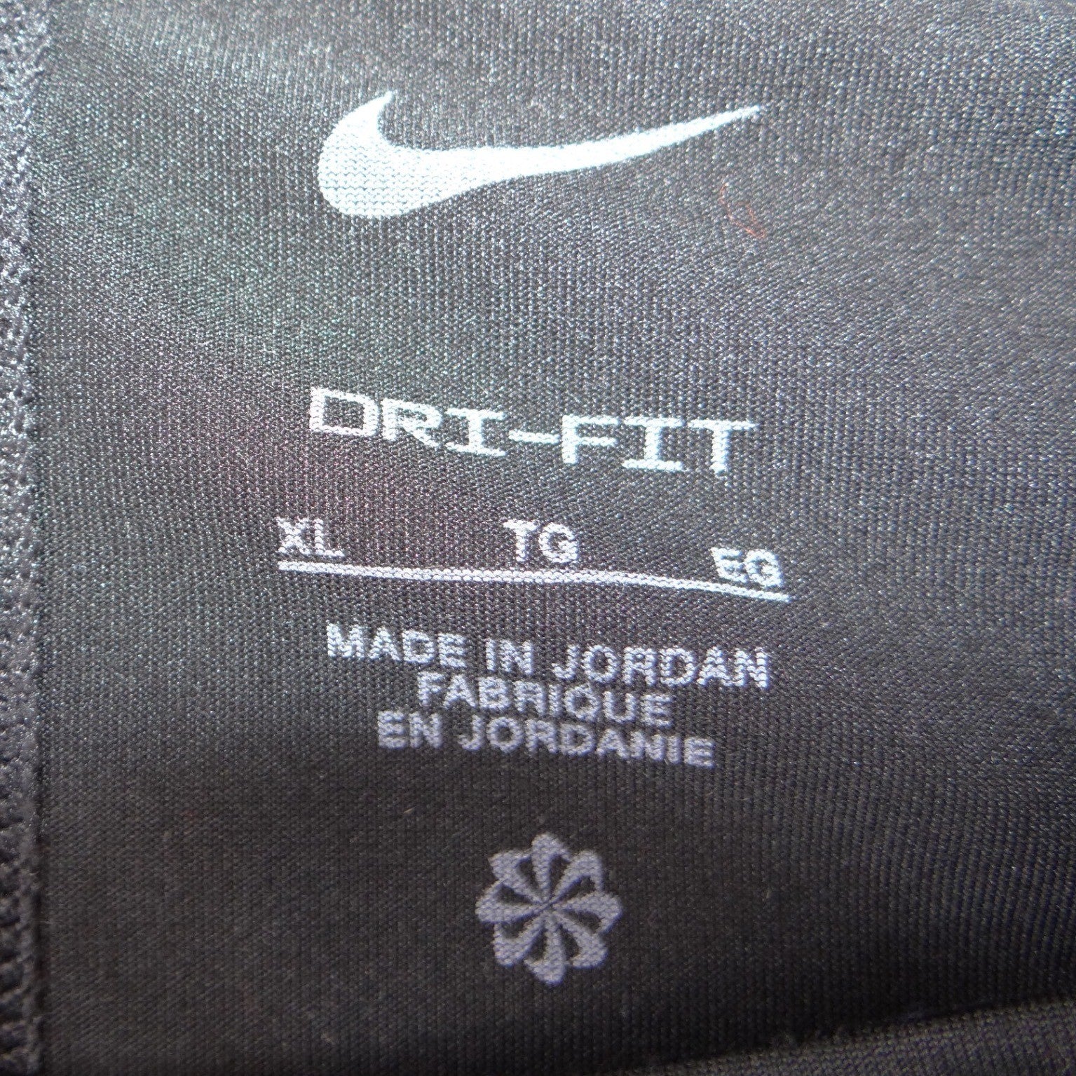 Nike Dri-FIT Womens XL Black Racerback Training Tank Top Sleeveless Shirt 2200