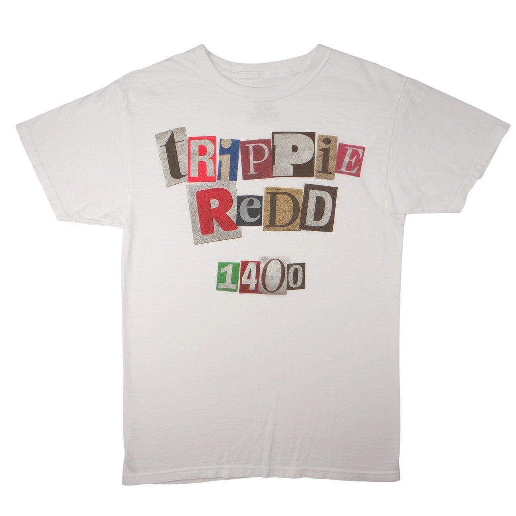 Trippie Redd 1400 Graphic T Shirt White Short Sleeve Men's Size Small