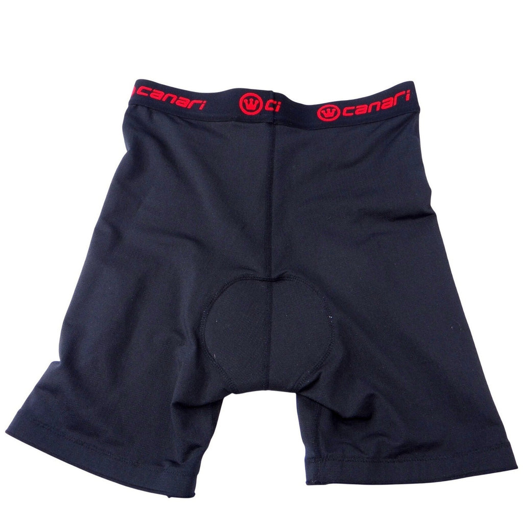 Canari Mens Black Padded Cycling Shorts Size Medium