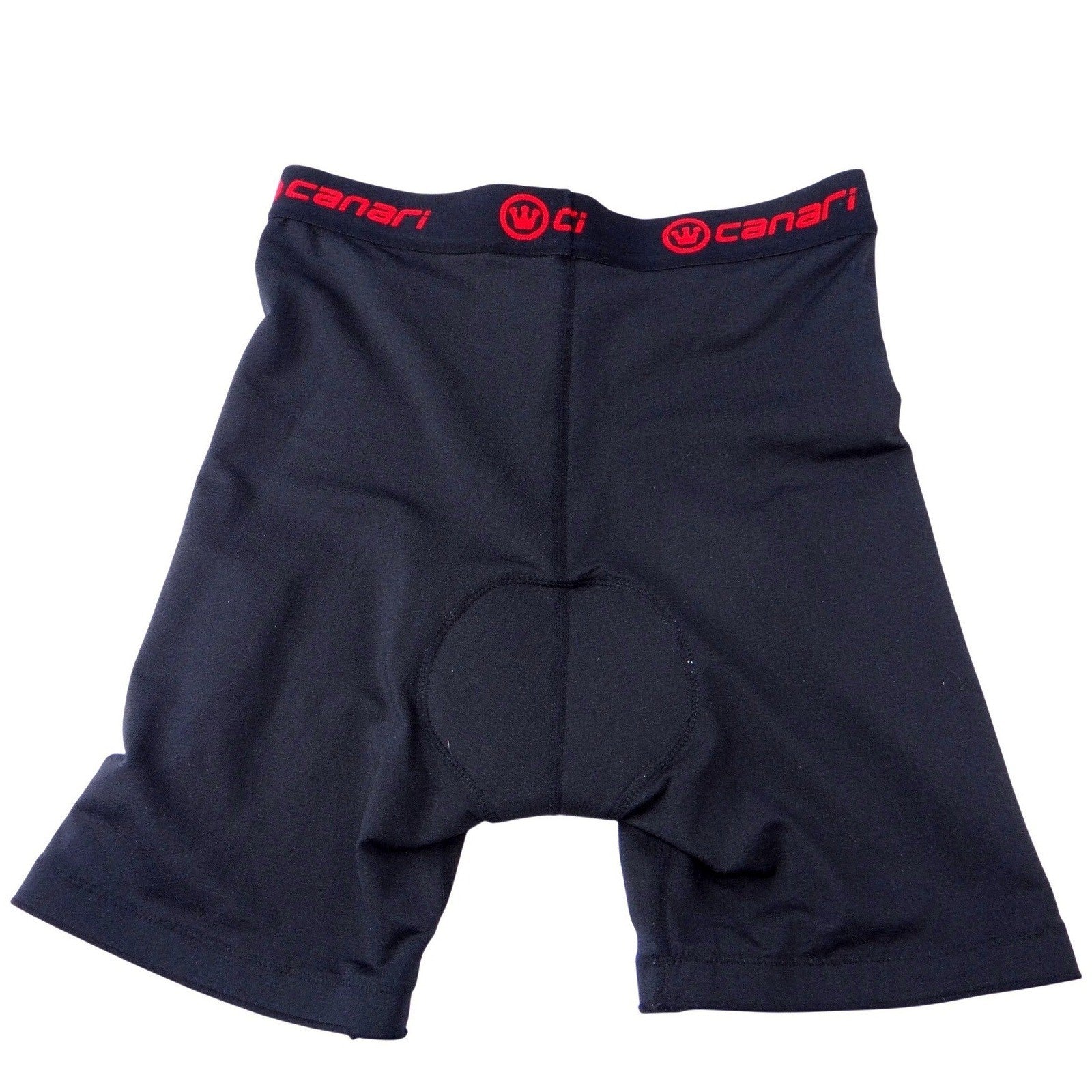 Canari Mens Black Padded Cycling Shorts Size Medium