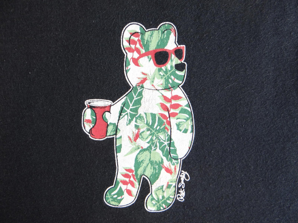 Riot Society Graphic Bear T-Shirt - Black