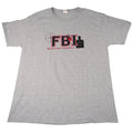 FBI Quantico Virginia Graphic T Shirt Grey Hanes Authentic Size L