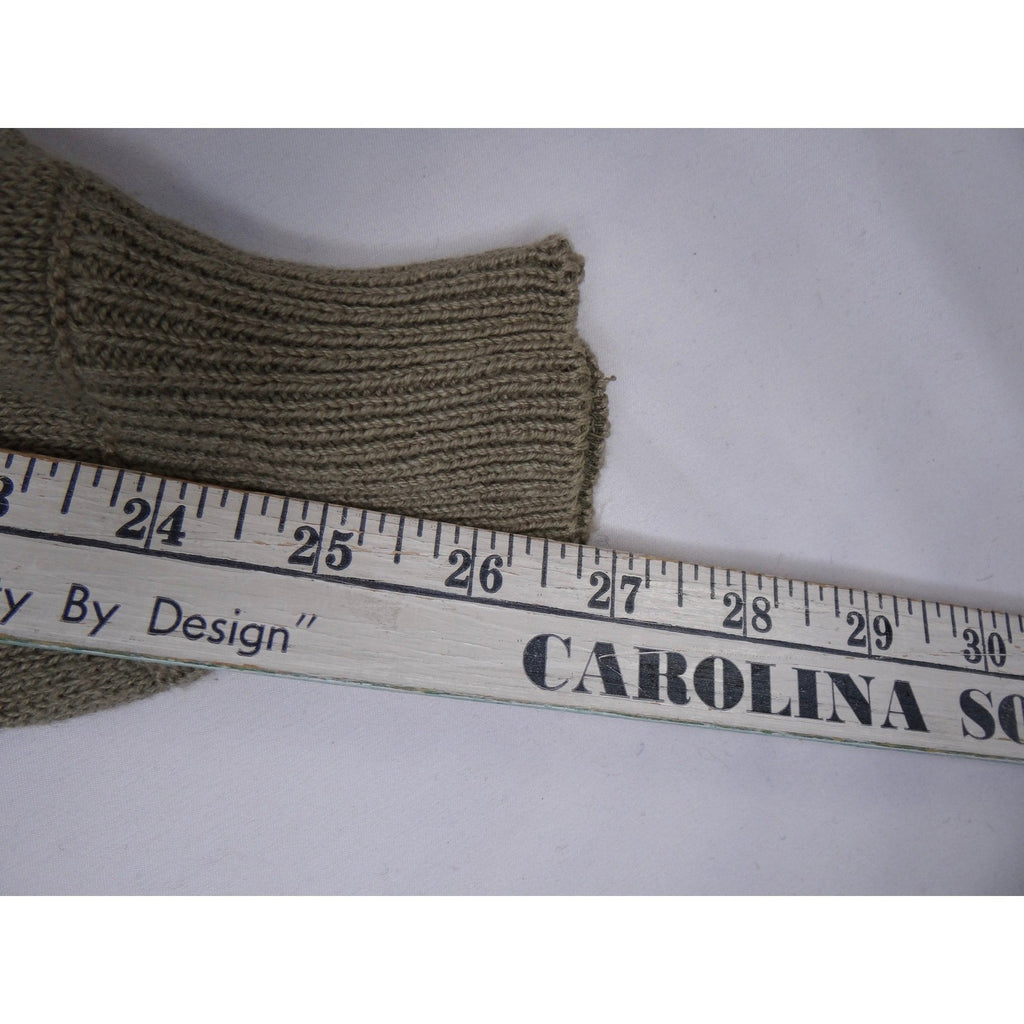 Vintage Unique Maurada Embellished Sweater Beige Knit Dolman Sleeve Women's M