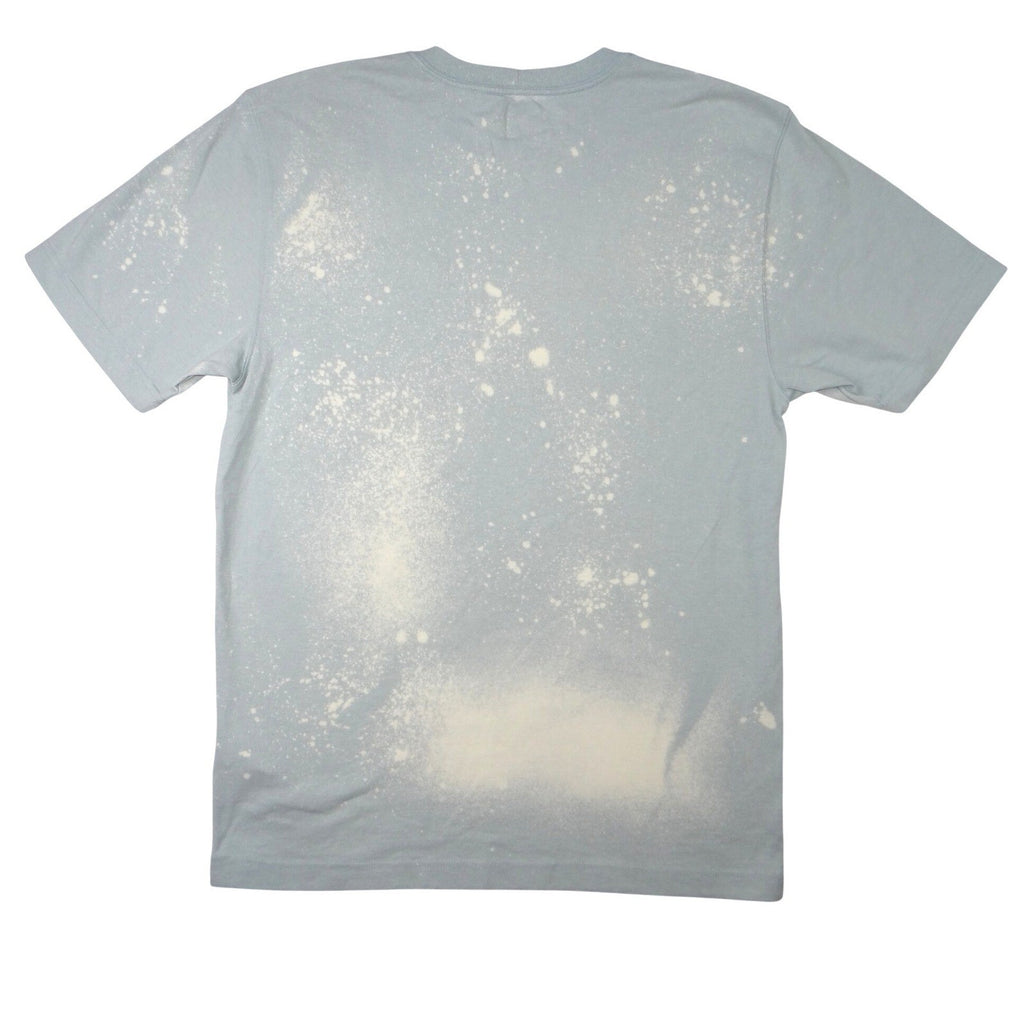 Carhartt Men Loose Fit Bleached Pocket T Shirt Size S Blue White Distressed