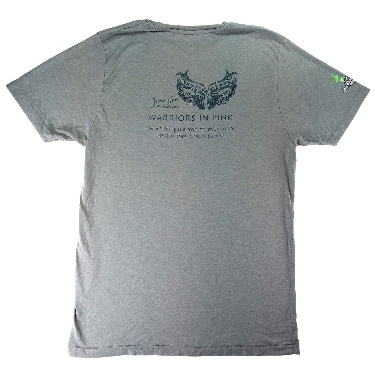 Alternative Warriors in Pink Jennifer Aniston Moon Space Graphic T Shirt Size L