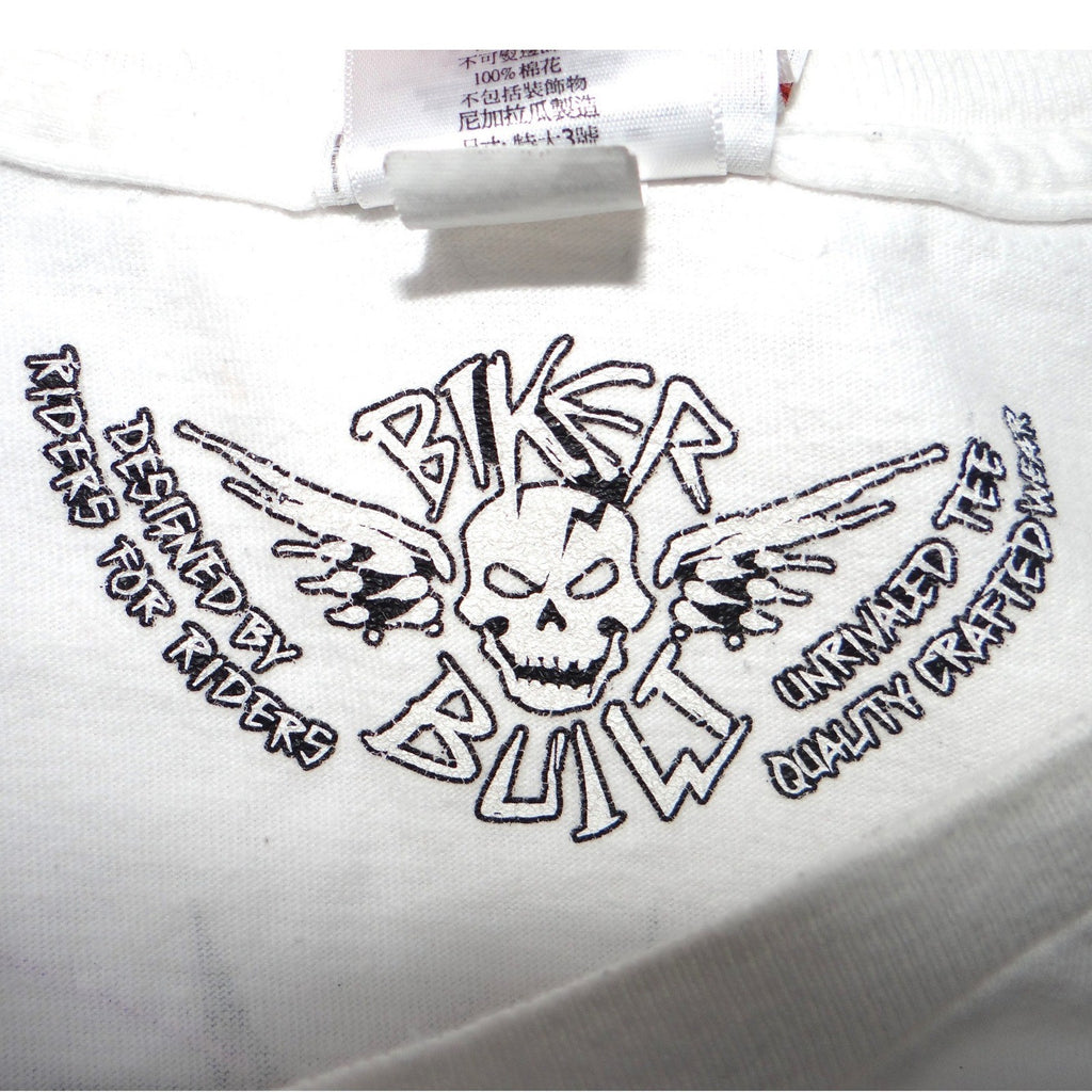 Harley-Davidson Mens White Pin-Up Lady HDMC Eagle Graphic T-Shirt 2015 Size 3XL