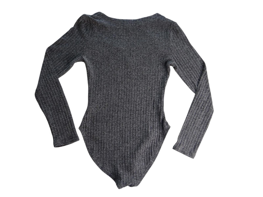 Coco + Jaime Son Long Sleeve Ribbed Bodysuit - Size M