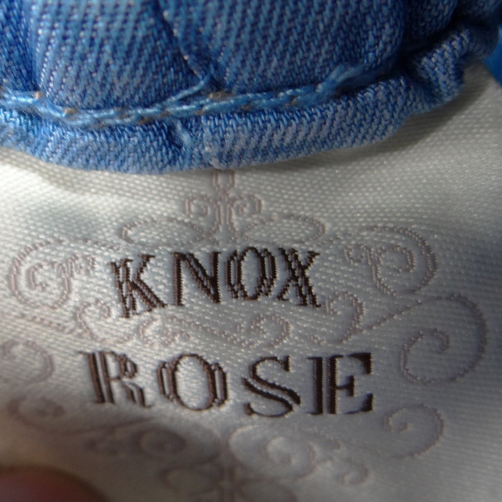 Knox Rose Womens Light Wash Chambray Paperbag Waist Jogger Pants Blue XS