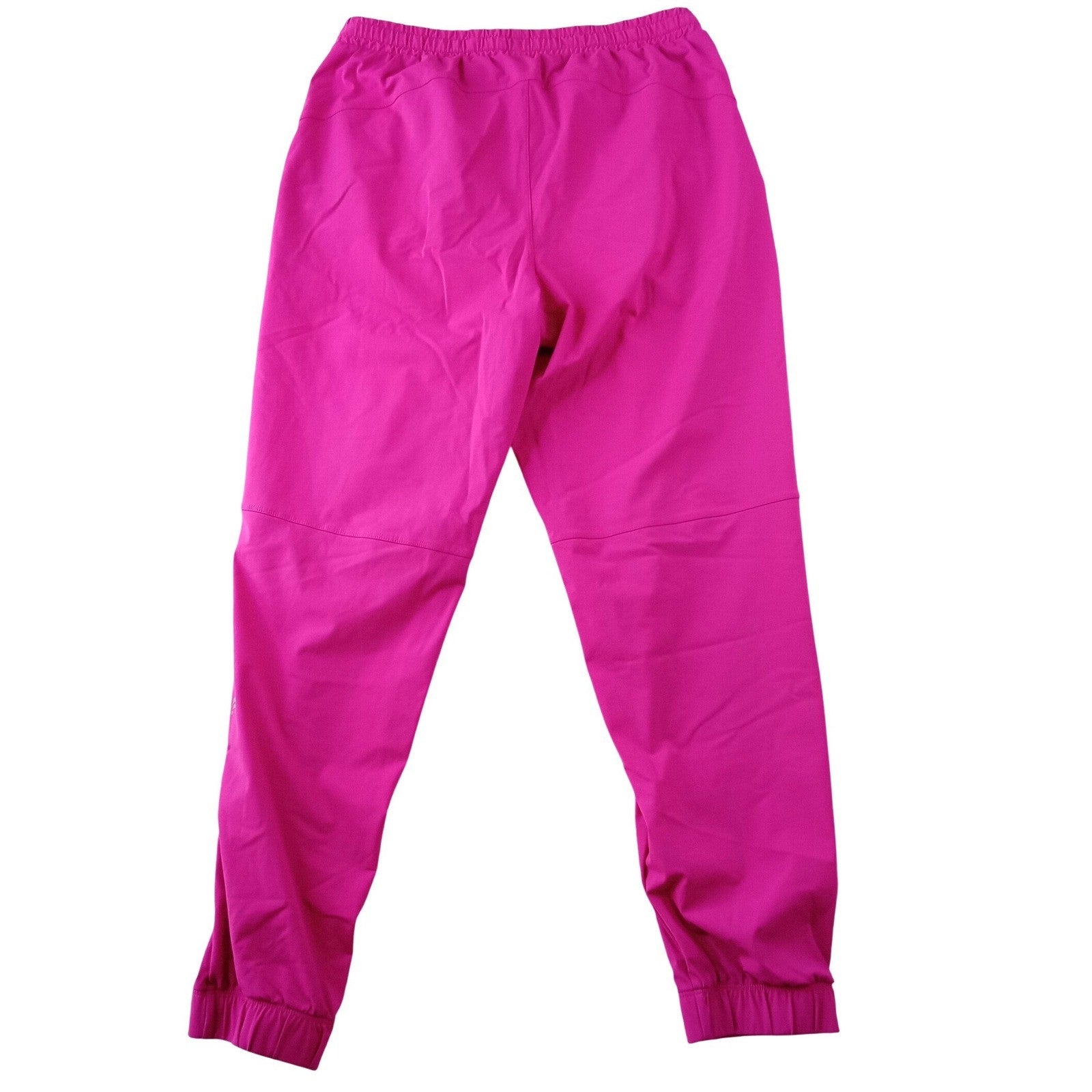 Womens Hot Pink Performance Jogger Pants Drawstring Elastic Waist Utility Pocket