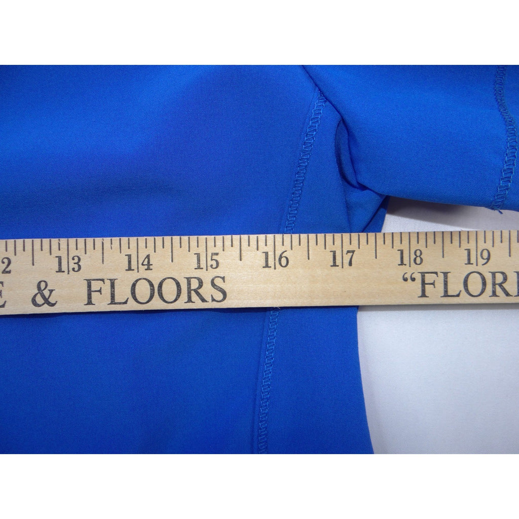 Allura by Cherokee Royal Blue Scrub Set V-Neck Top Small & Zip Jacket Medium