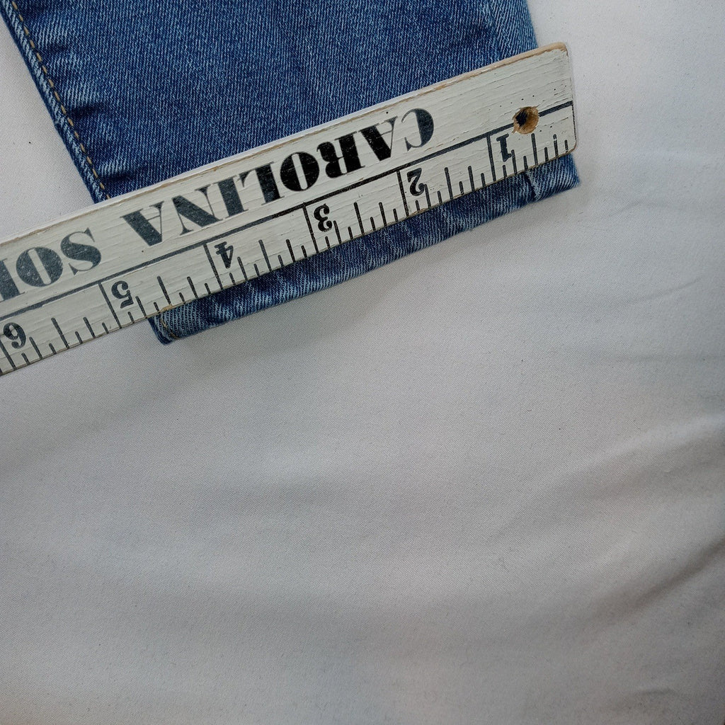 Universal Thread High Rise Skinny Jeans Patchwork Blue Denim Juniors Size 0 26R