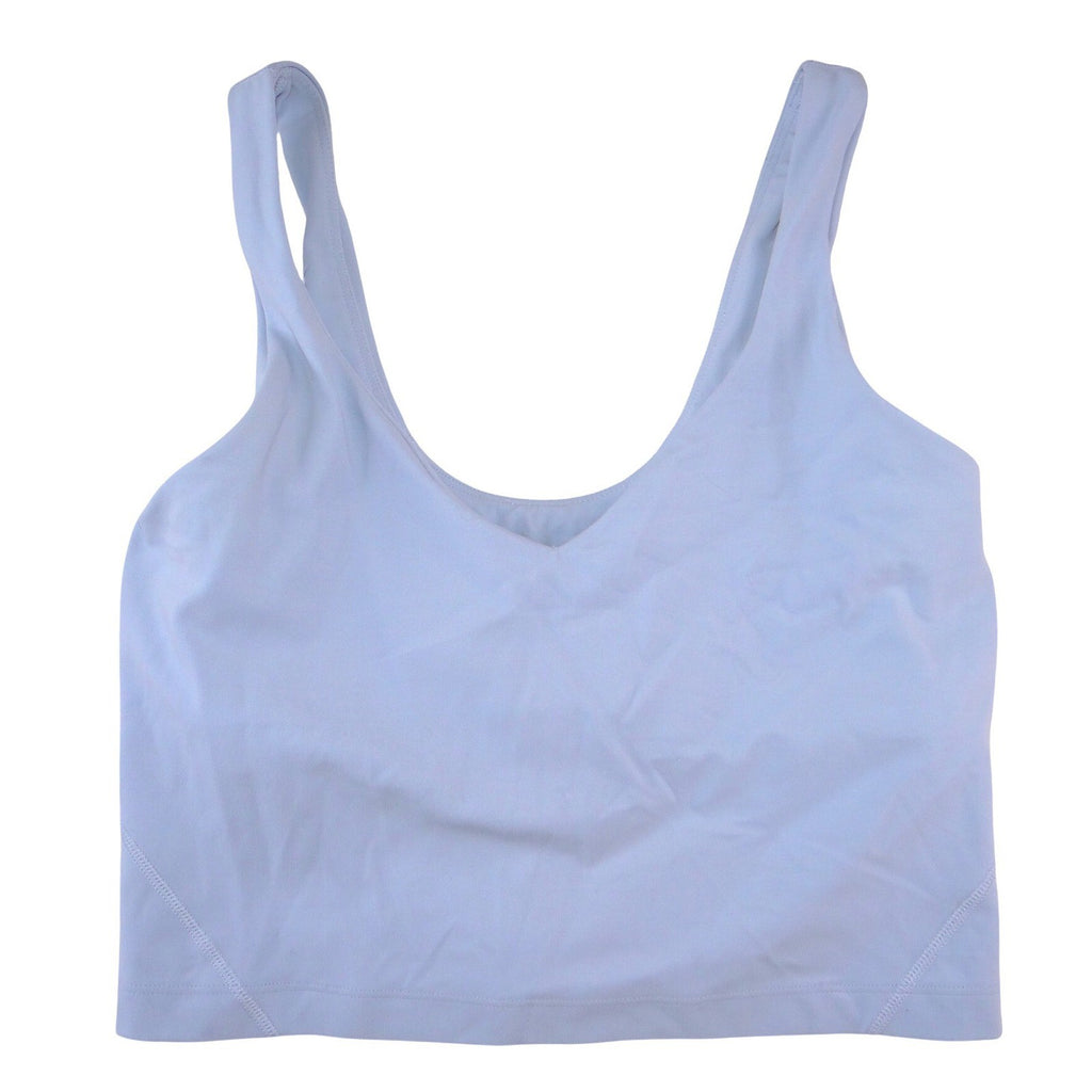 Lululemon Align Tank Top Light Blue Lavender V-Neck Cropped Yoga Top