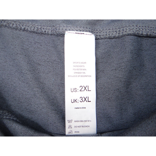 Athletic Works Womens Dark Gray Athletic Shorts Bike Shorts Size 2XL