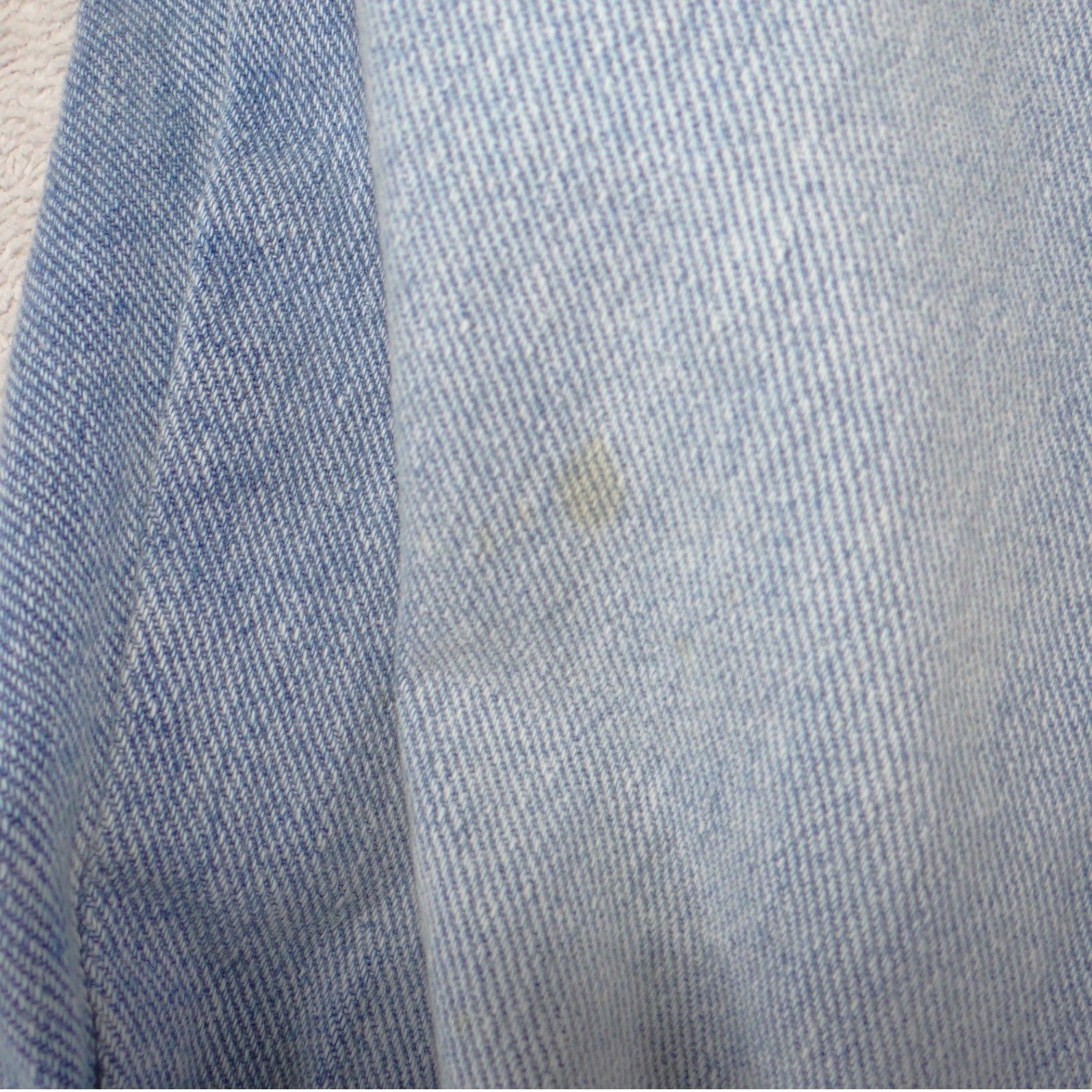 Seven7 Womens Light Wash Distressed Bootcut Jeans Ripped Knee Size 4
