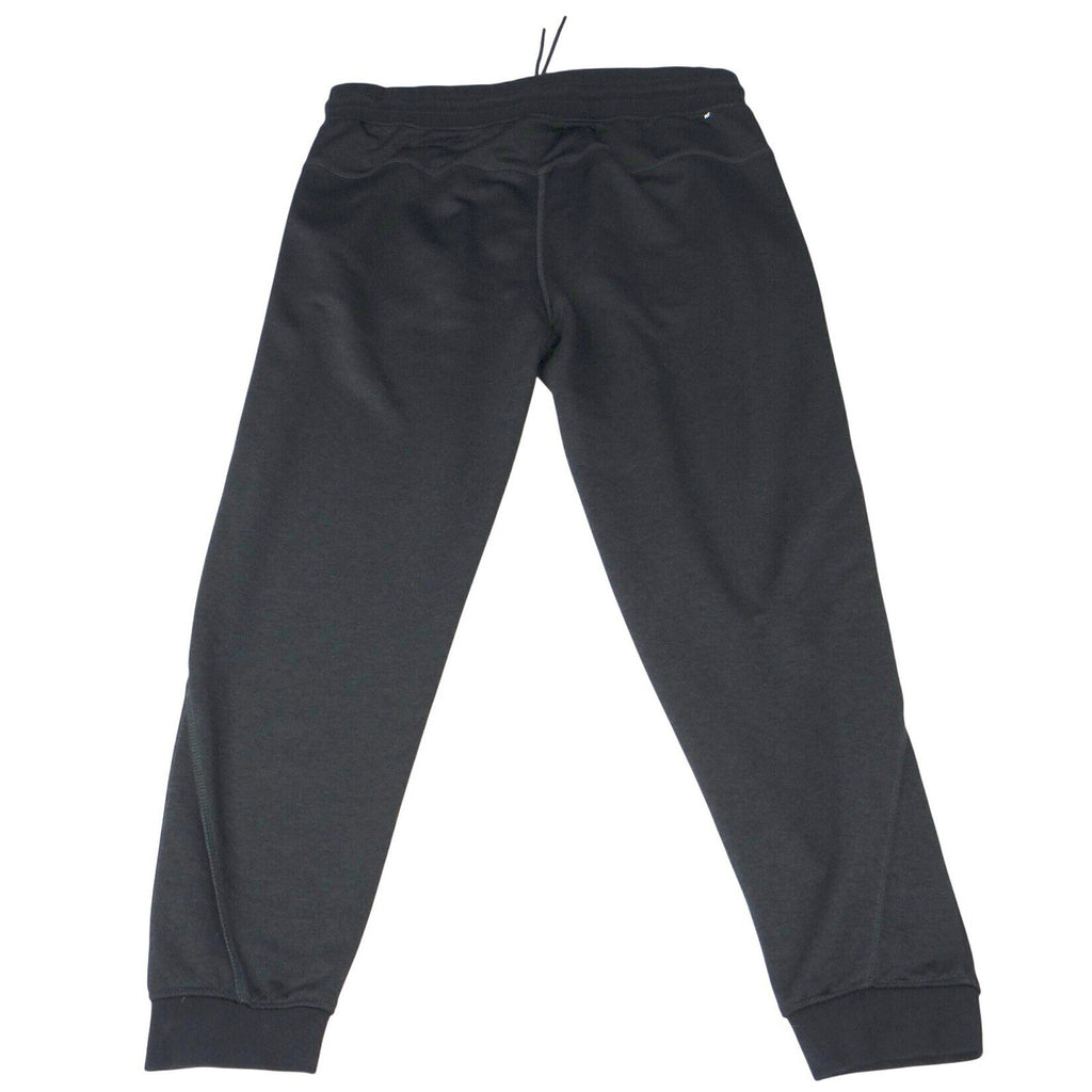 Hurley Black Jogger Sweatpants Athletic Lounge Drawstring Zipper Pockets Size L
