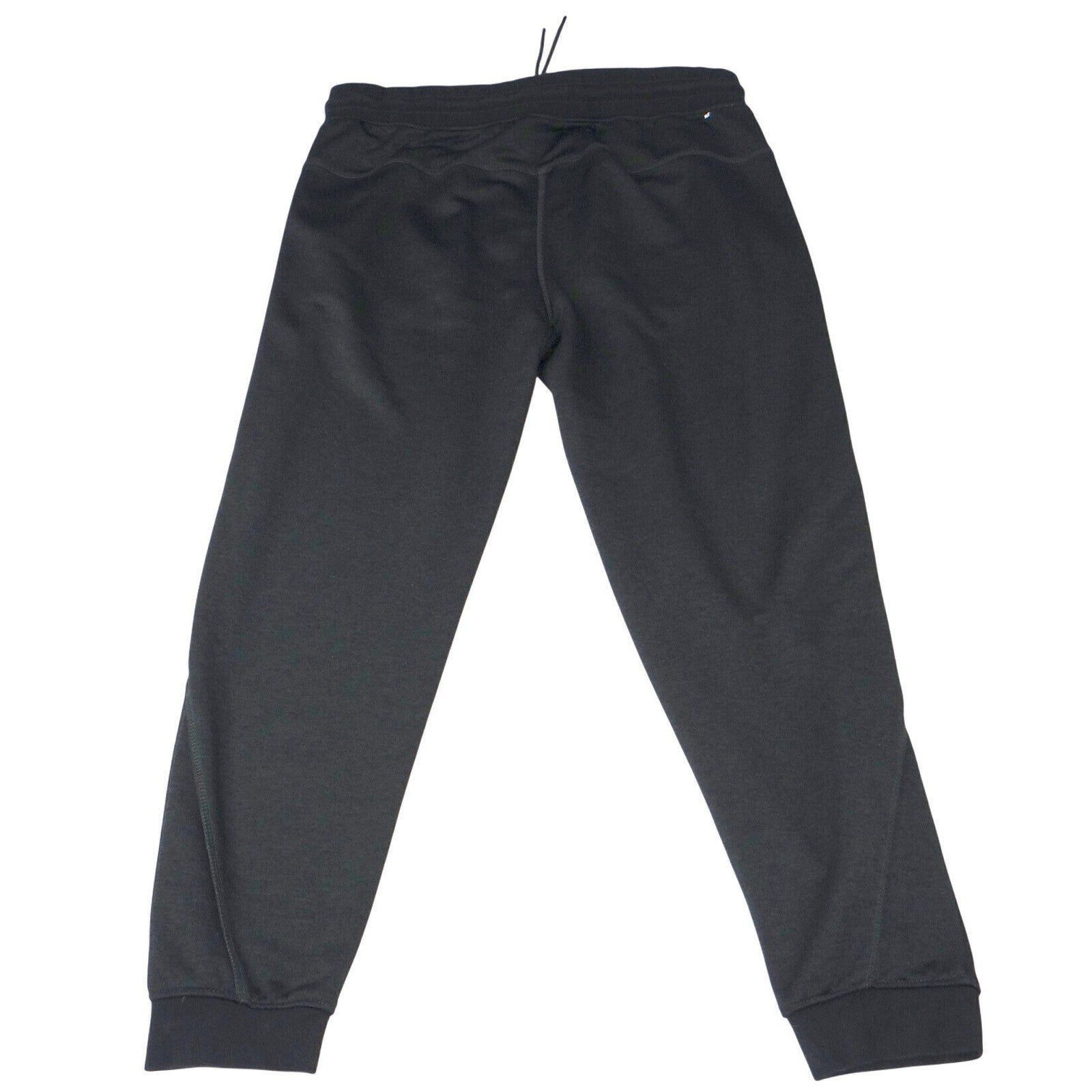 Hurley Black Jogger Sweatpants Athletic Lounge Drawstring Zipper Pockets Size L