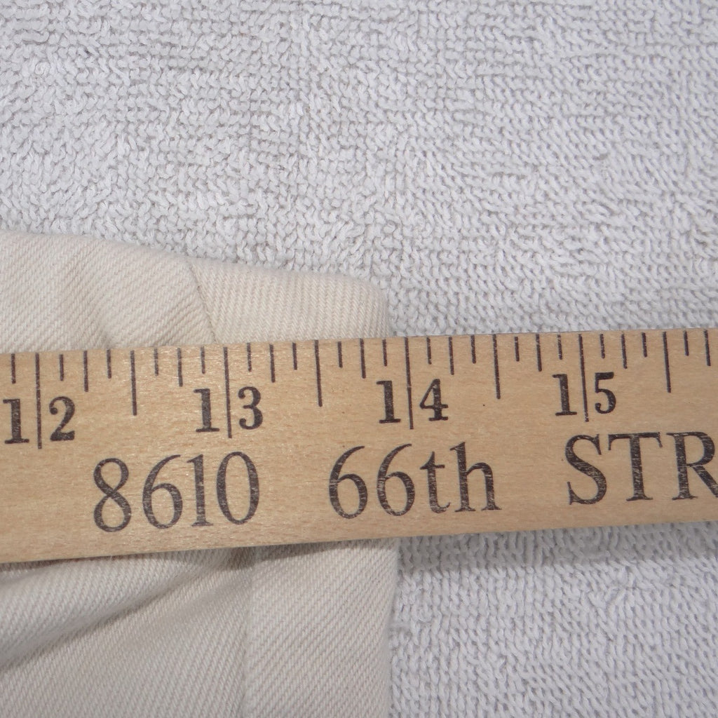 H&M Divided Cream Denim Tube Top Corset Button Front Strapless XS