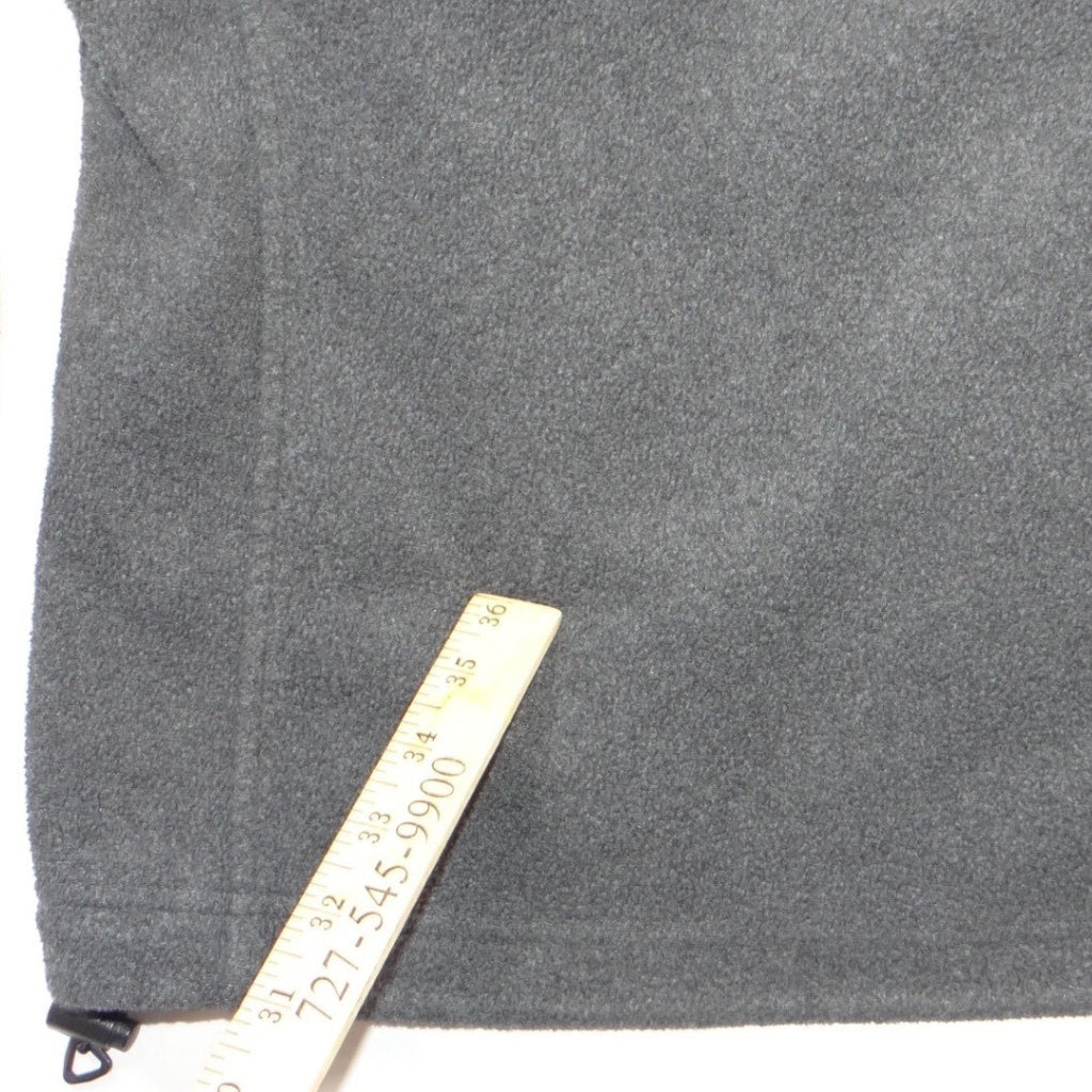 Columbia Mens Gray Full Zip Fleece Jacket High Neck Outdoor Layer Size M