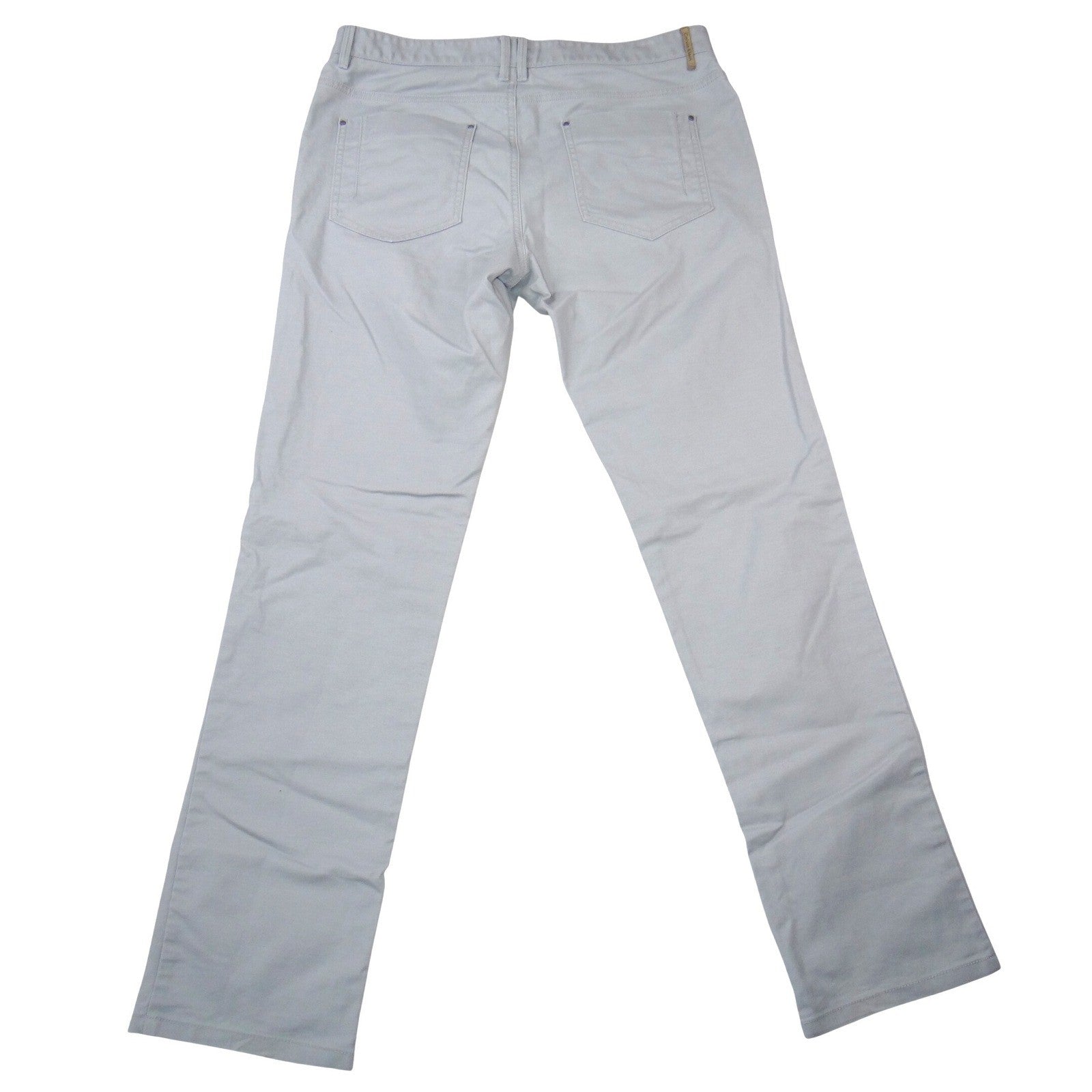 Calvin Klein Mens Extreme Slim Fit Stretch Pants Light Grey 34x32 Chinos