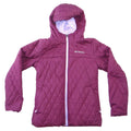 Columbia Girls Bella Cascade Hooded Quilted Puffer Jacket Purple M