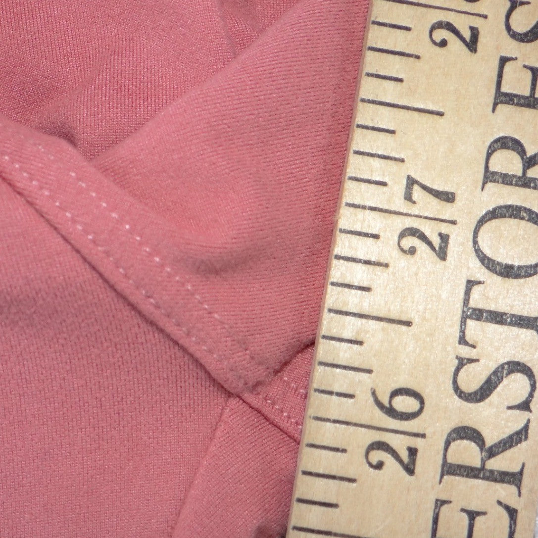 Unbranded Dusty Rose Pink High Waisted Stretch Leggings Size L-XL Solid