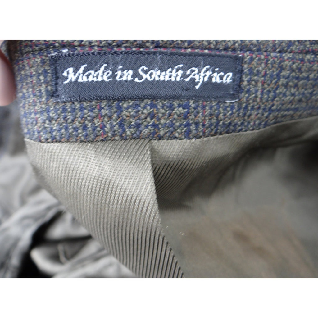 Famous Brands SK Wool Plaid Blazer Jacket Blazer