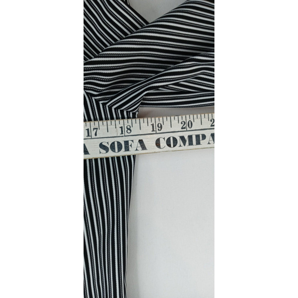 Mile Gabrielle Striped Shirt Dress Button Down Roll Sleeves Midi Womens Sz Small
