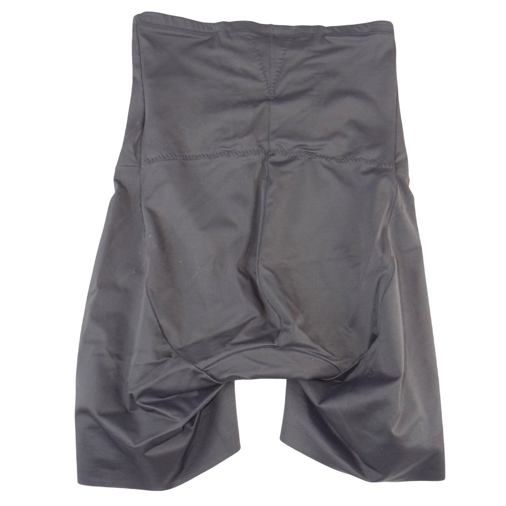 Black High Waisted Shapewear Shorts Tummy Control Mid Thigh Shaper