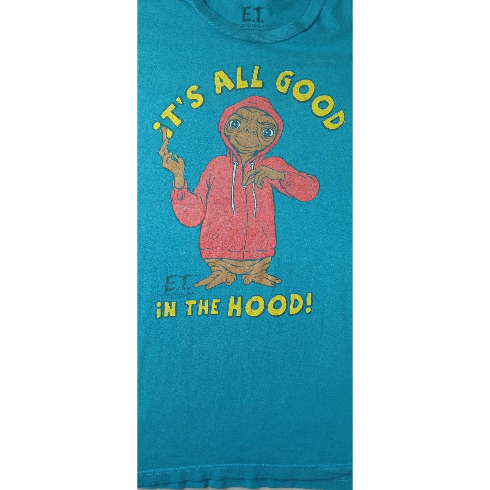 ET The Extra Terrestrial T Shirt Mens Graphic Tee Blue Ripple Junction