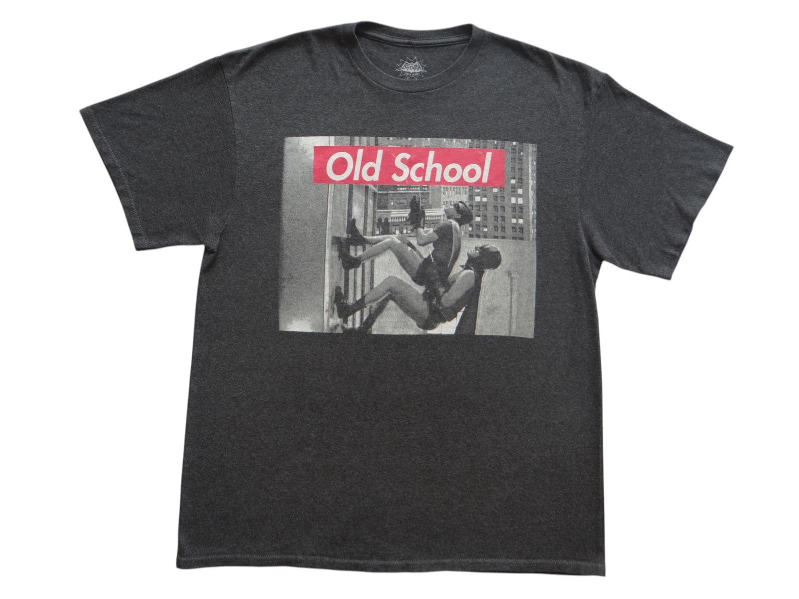 Vintage Batman and Robin Graphic 'Old School' T-shirt