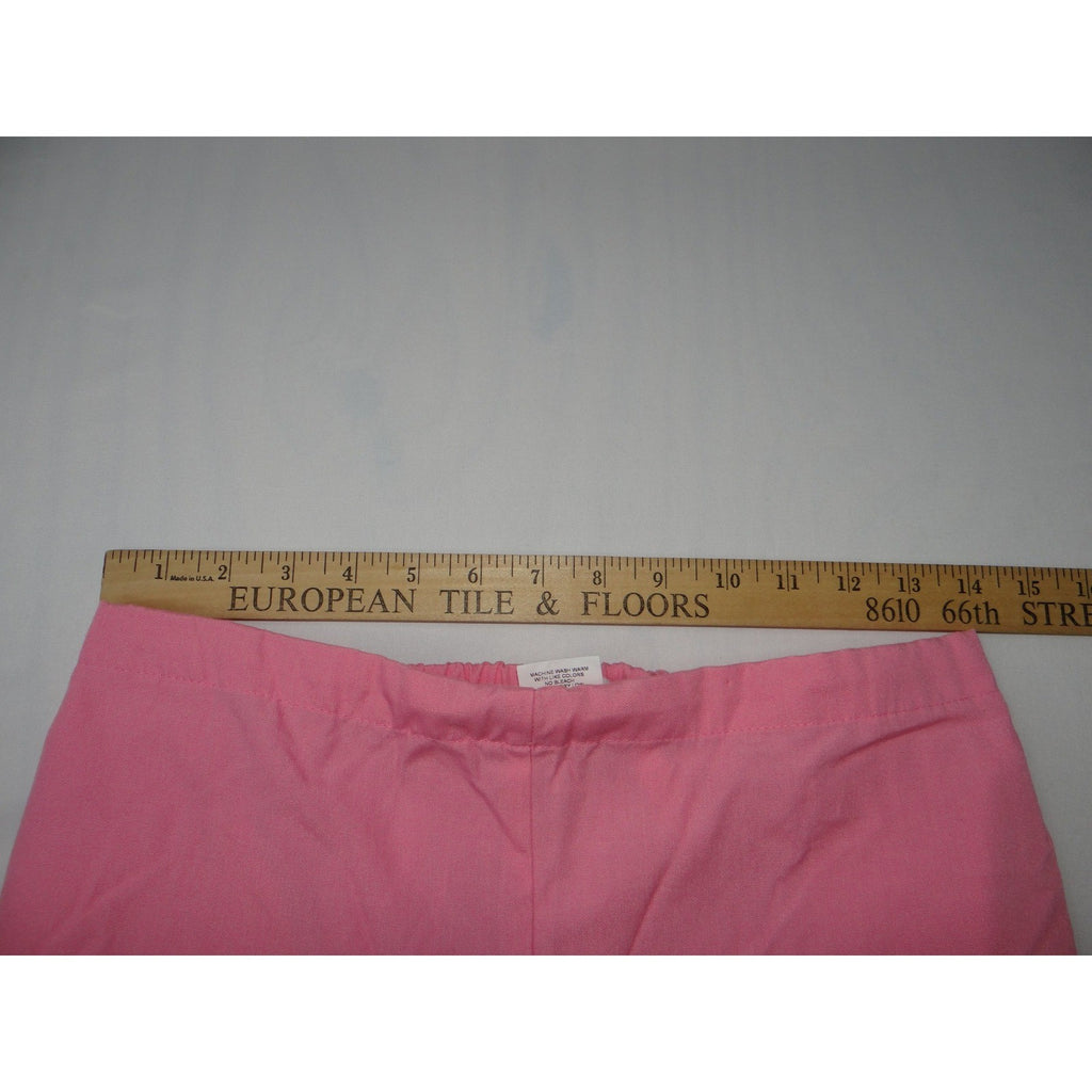 Malibu Doc Pink Wide Leg Scrub Pants Women TXS Elastic Waist Flare Tall
