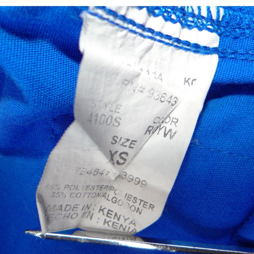 Cherokee Workwear Royal Blue Scrub Pants Cargo Drawstring Womens XS