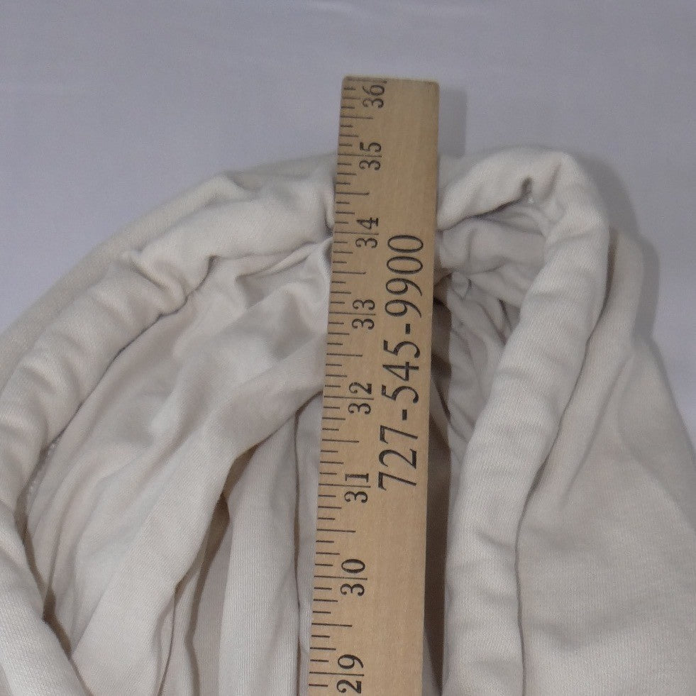 Nirvana In Utero Graphic Hoodie Mens Cream Beige Rock Band Sweatshirt