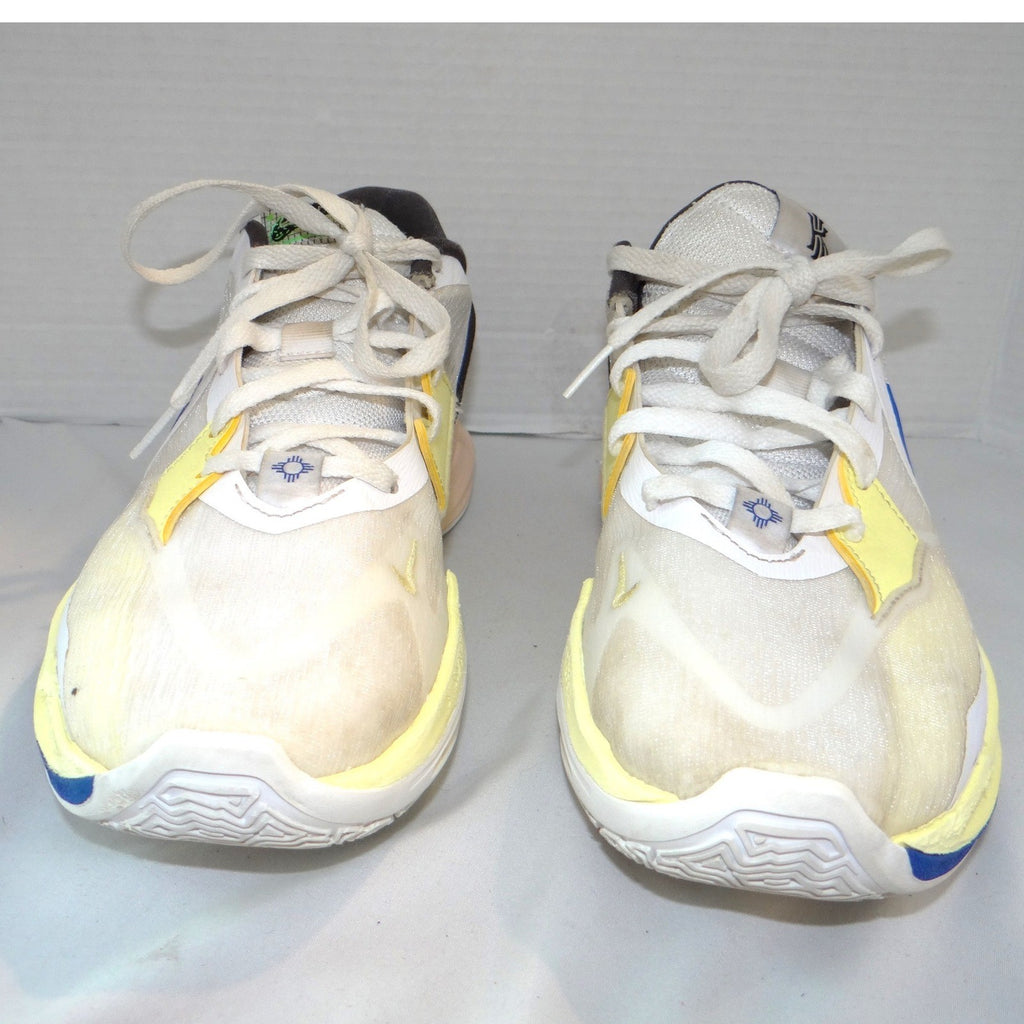 Nike Kyrie Flytrap 5 Mens Basketball Shoes White Blue Yellow Size 9.5