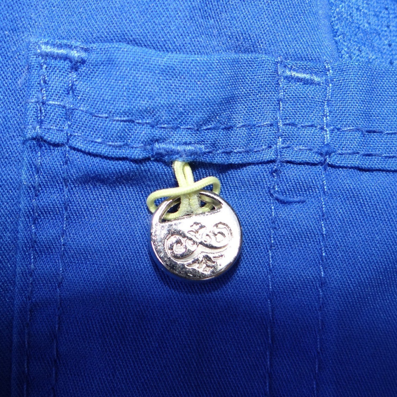 Cherokee Luxe Sport Royal Blue Scrub Pants Cargo Drawstring XL CK003