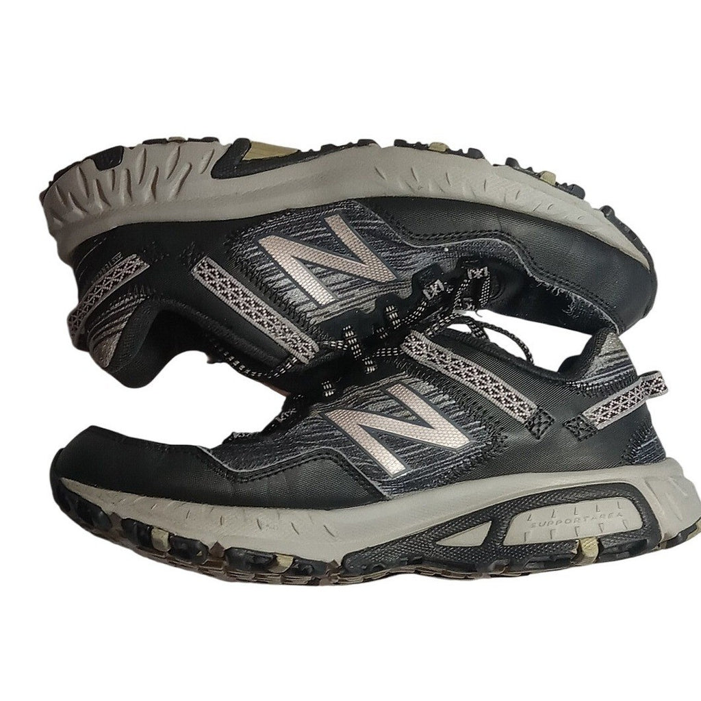 New Balance WT410LB6 Trail Running Shoes Womens Size 8 Black Gray