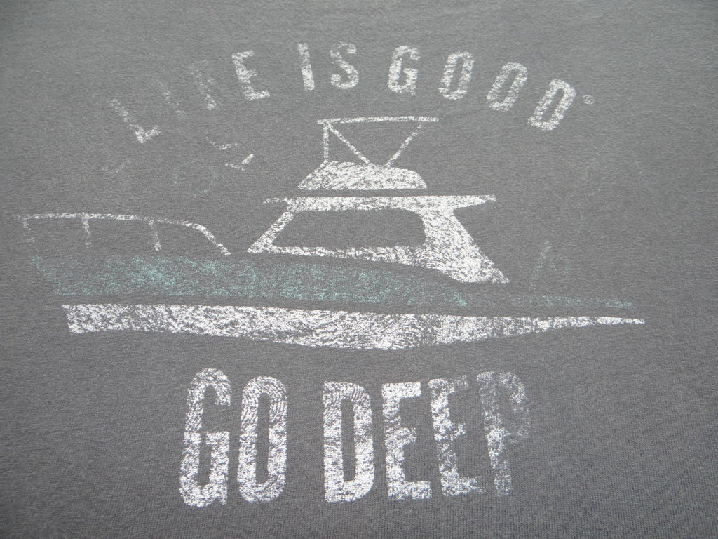 Life is Good Men's Go Deep T-Shirt - Casual Graphic Tee