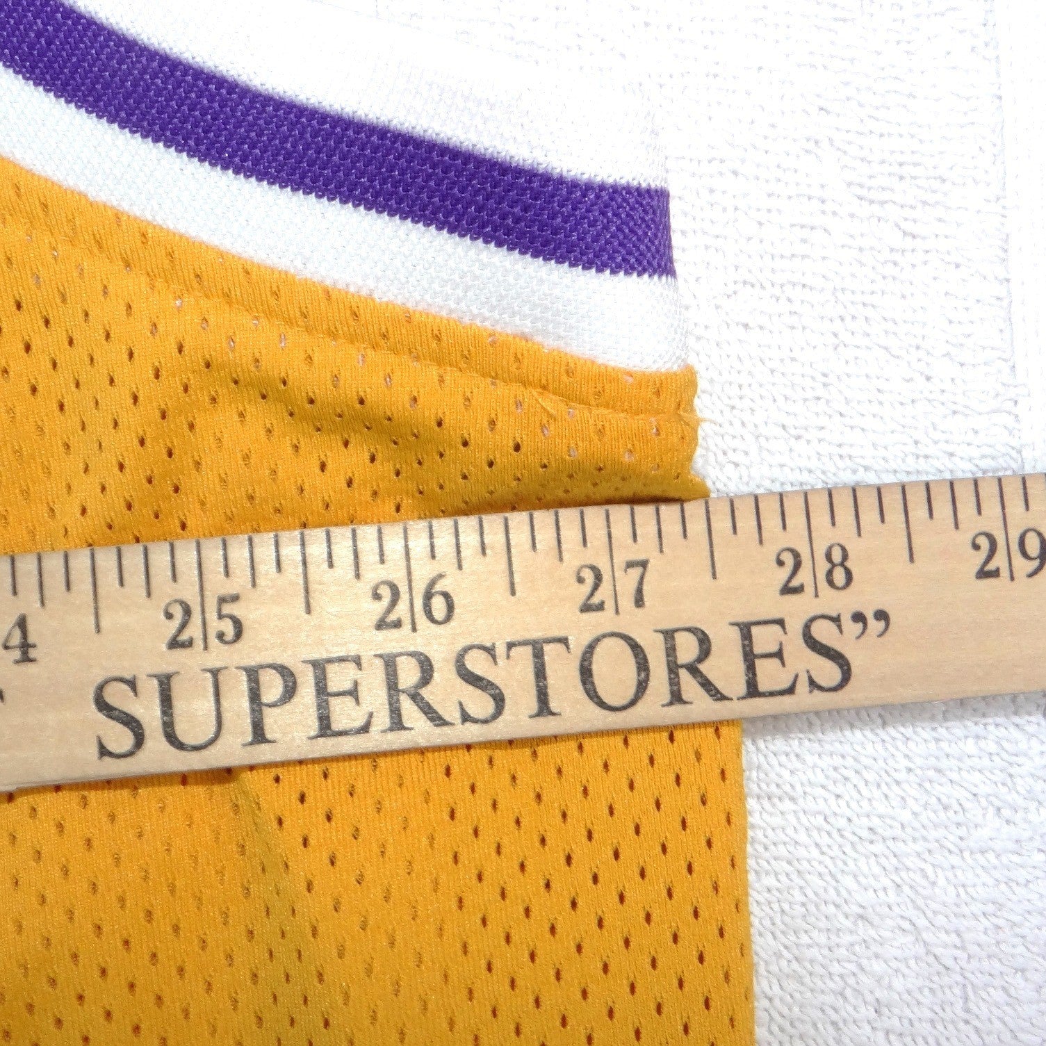 Rare Lakers Magic Johnson 32 Jersey 1979-80 Gold Mens 3XL Mitchell & Ness