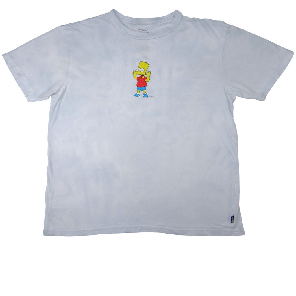 Billabong The Simpsons Bart Simpson T Shirt Mens Medium Light Blue Graphic Tee