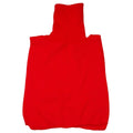 Red Knit Cowl Neck Tunic Top One Size Fits All