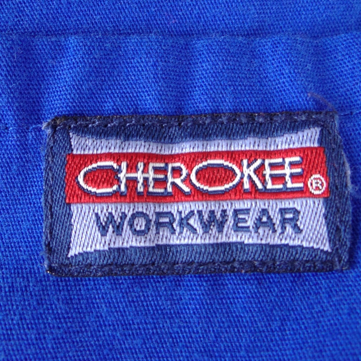 Cherokee Workwear Womens Royal Blue Scrub Pants Drawstring Cargo XS Petite