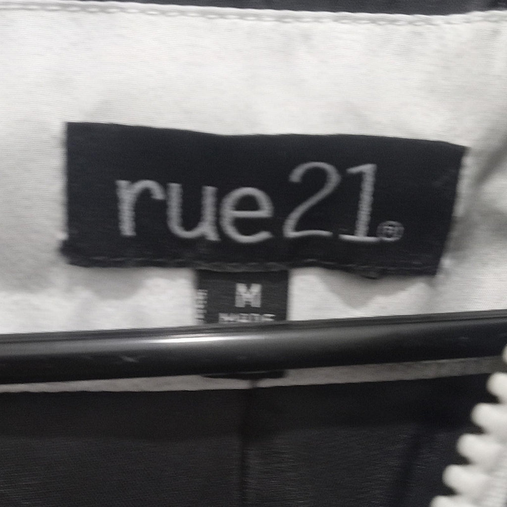 Rue21 Cropped Hooded Windbreaker Jacket with Roses