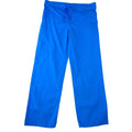 Cherokee Workwear Women Royal Blue Cargo Scrub Pants XS Drawstring